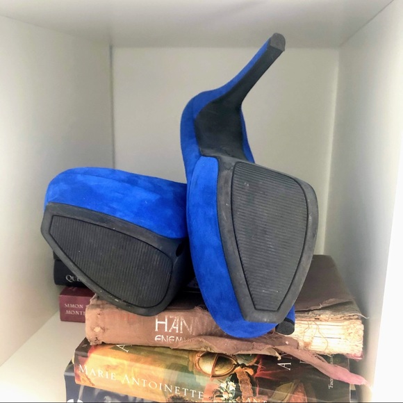 Jessica Simpson Blue Heels - Picture 4 of 4